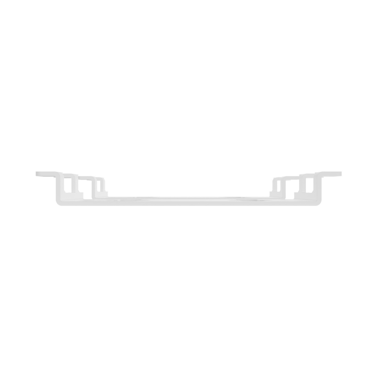 Assembled Straight Top/Bottom - Mighty Mo 20 PDU Mounting Brackets, Cage Mount, 2 Wide, White (MM20PDUMBVM2W-W