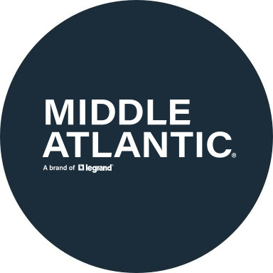Middle Atlantic logo with navy blue background