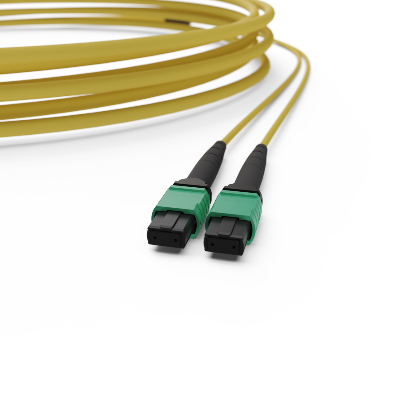 OS2 24 Fiber MPO Trunk Connector Front