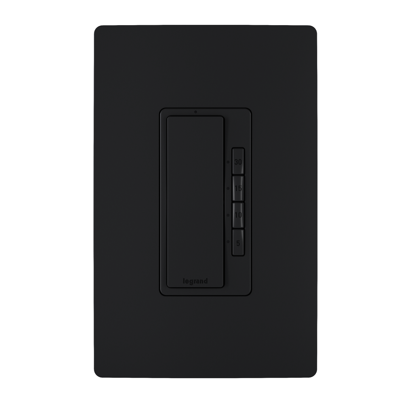 radiant 4-button countdown timer switch in black