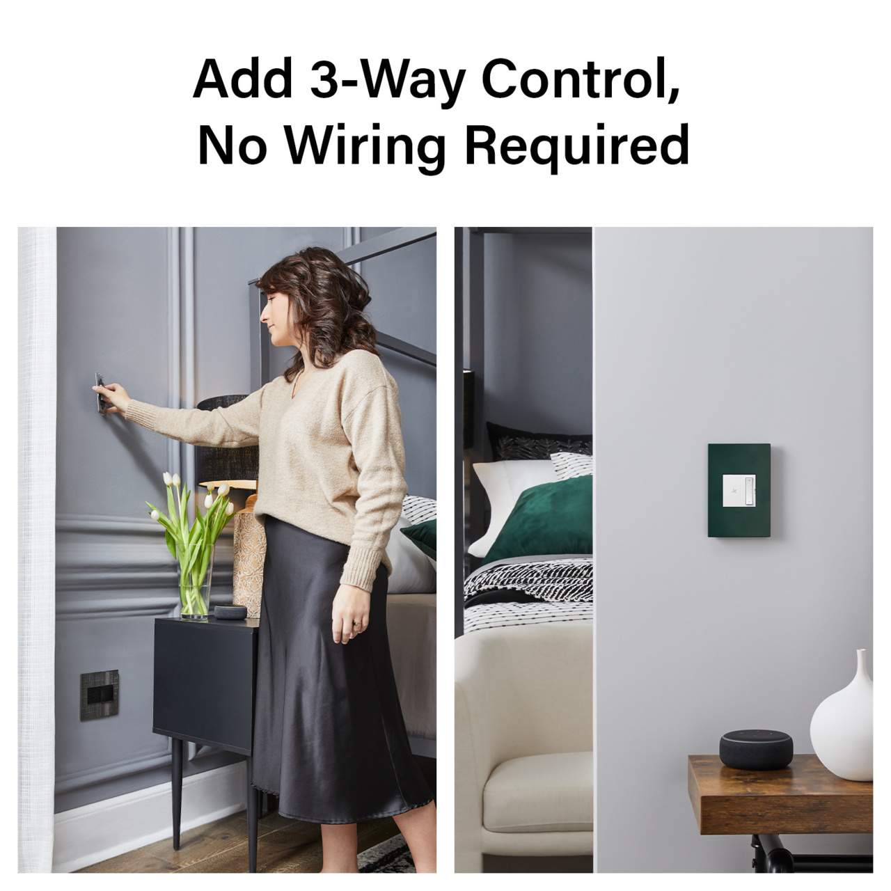 adorne® Wireless Remote Smart Fan Controller with Netatmo, White