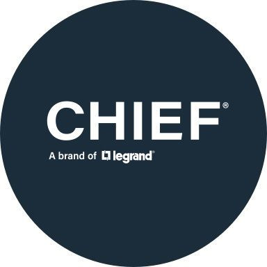 Chief logo with navy blue background