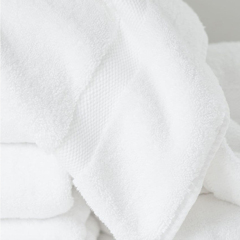 white towels
