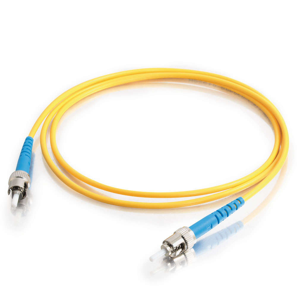 thumbnail image 2 of 16.4ft (5m) LC-SC 9/125 OS2 Simplex Single-Mode PVC Fiber Optic Cable - Red 2 of 12