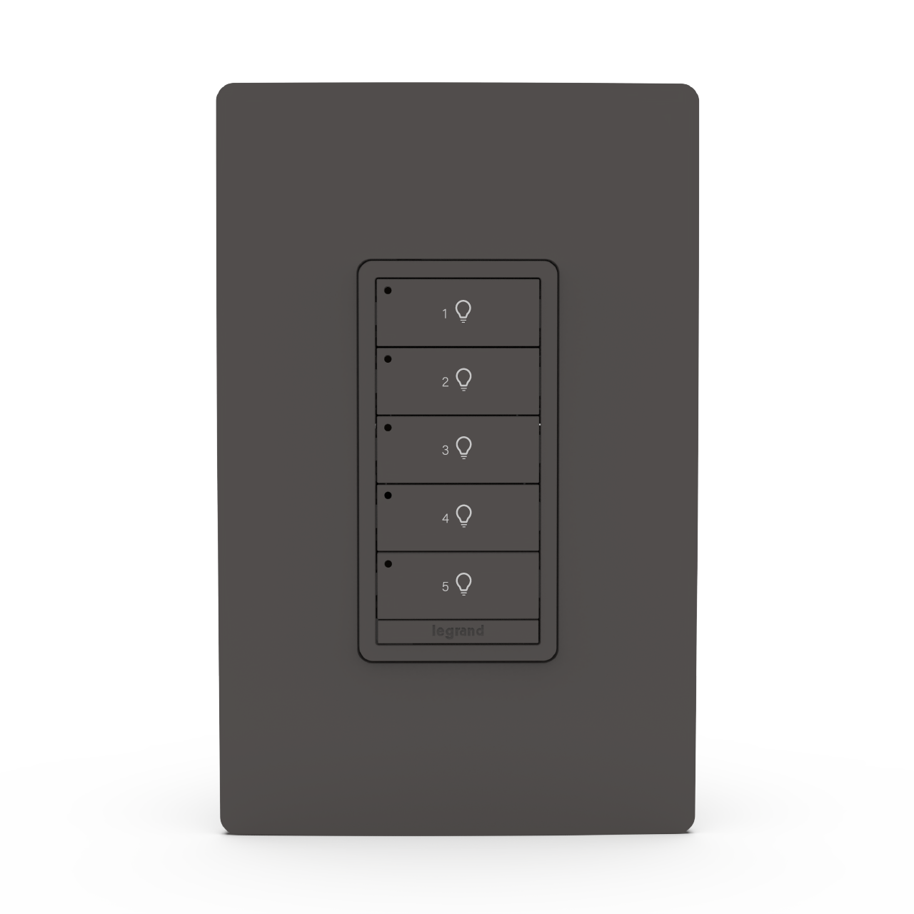 Brown Wattstopper PLUS 5 Button Switch