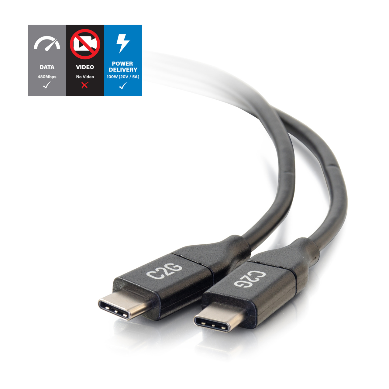 USB-C to C 2.0 Male to Male Cable (5A)