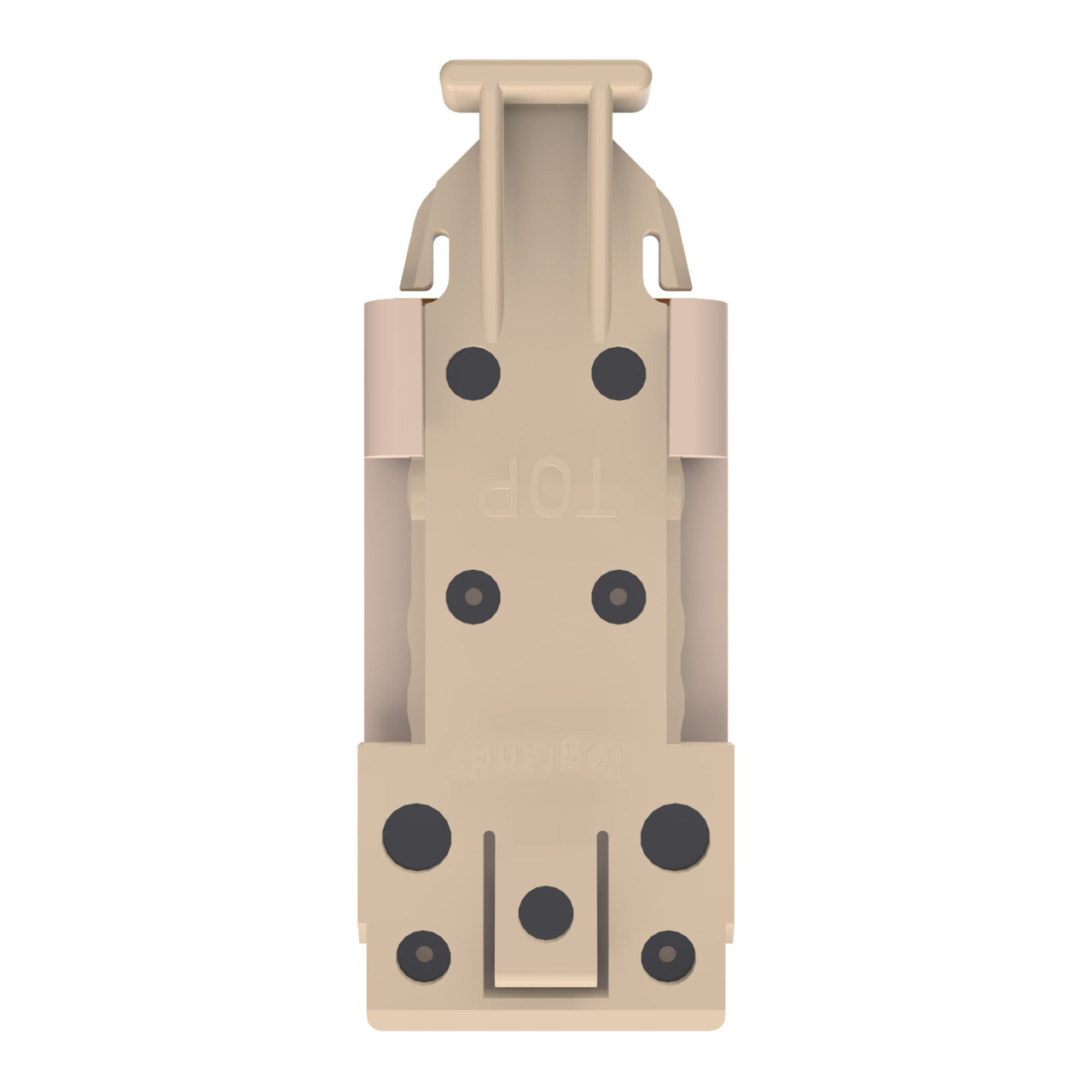 HDJSN6-88 White Cat6 SNAP Jack Top View