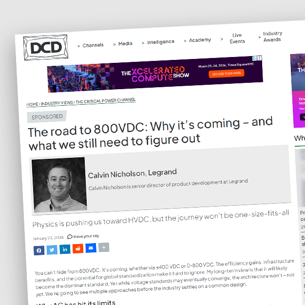 The Road To 800VDC: Why It’s Coming and What We Still Need to Figure Out