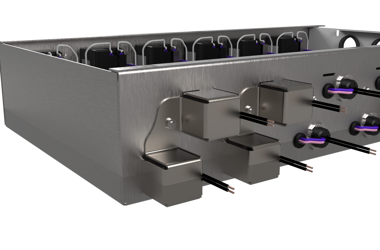 ALC Dimming Panel Steel Bracket Side View