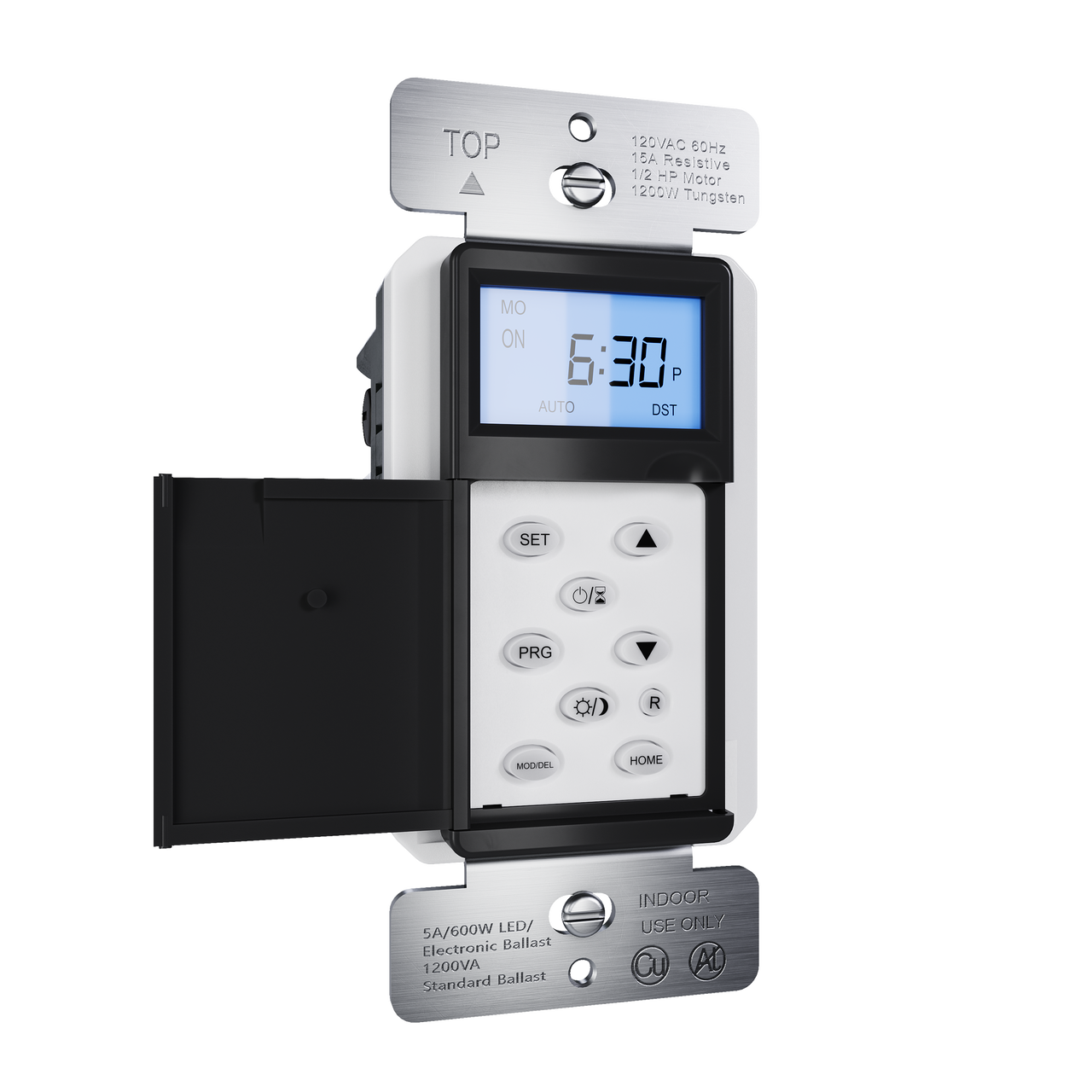 Programmable 24-hour Astronomic Timer, Black