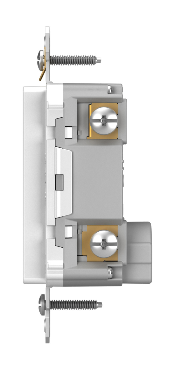 radiant® 20A Dead-Front AFCI Receptacle, White