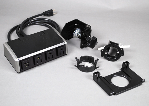 Desktop Power Center with Surge | On-Surface Furniture Power ...