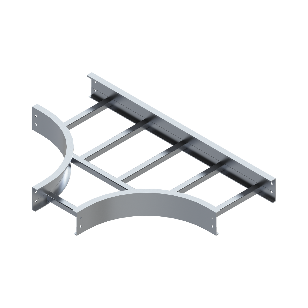 Rendering of Ladder Tray Reducing Horizontal tee