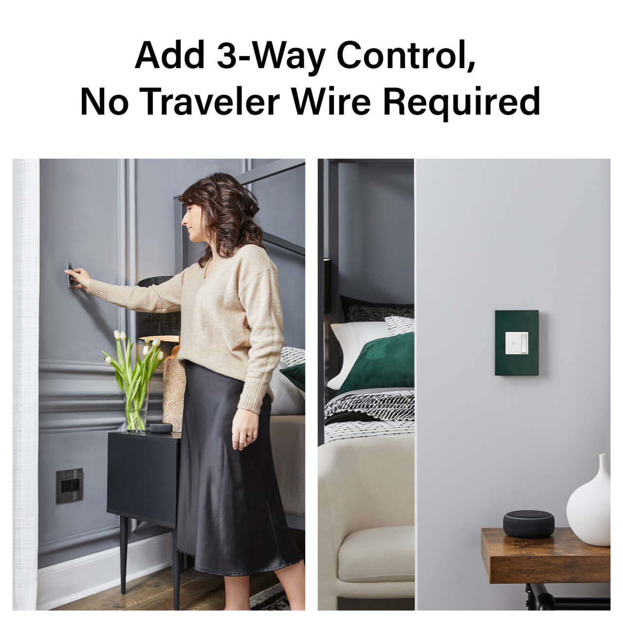 adorne® Wired Remote Smart Fan Controller with Netatmo, White