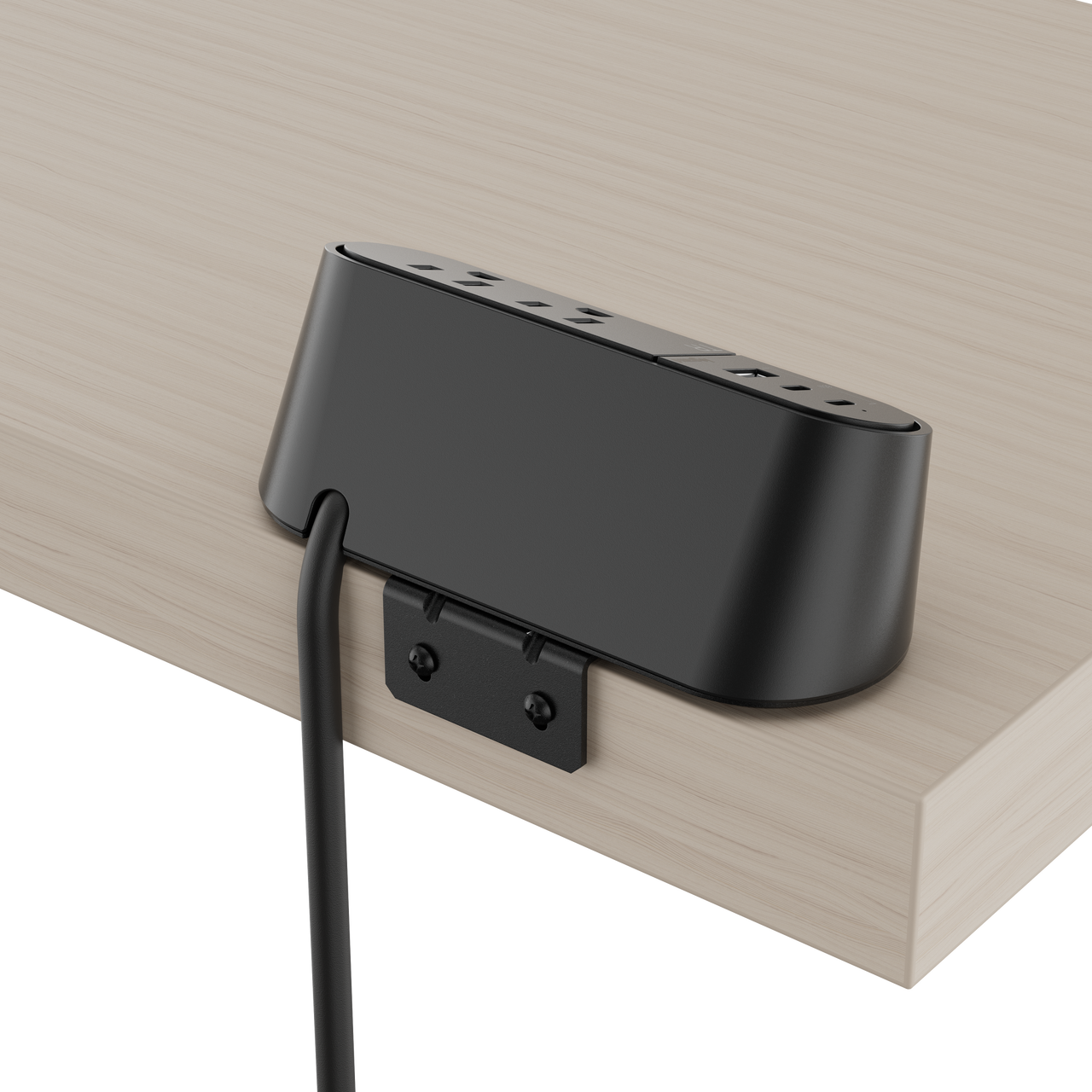 Black 65W DPC Slim - Surface Mount Screw In Installation