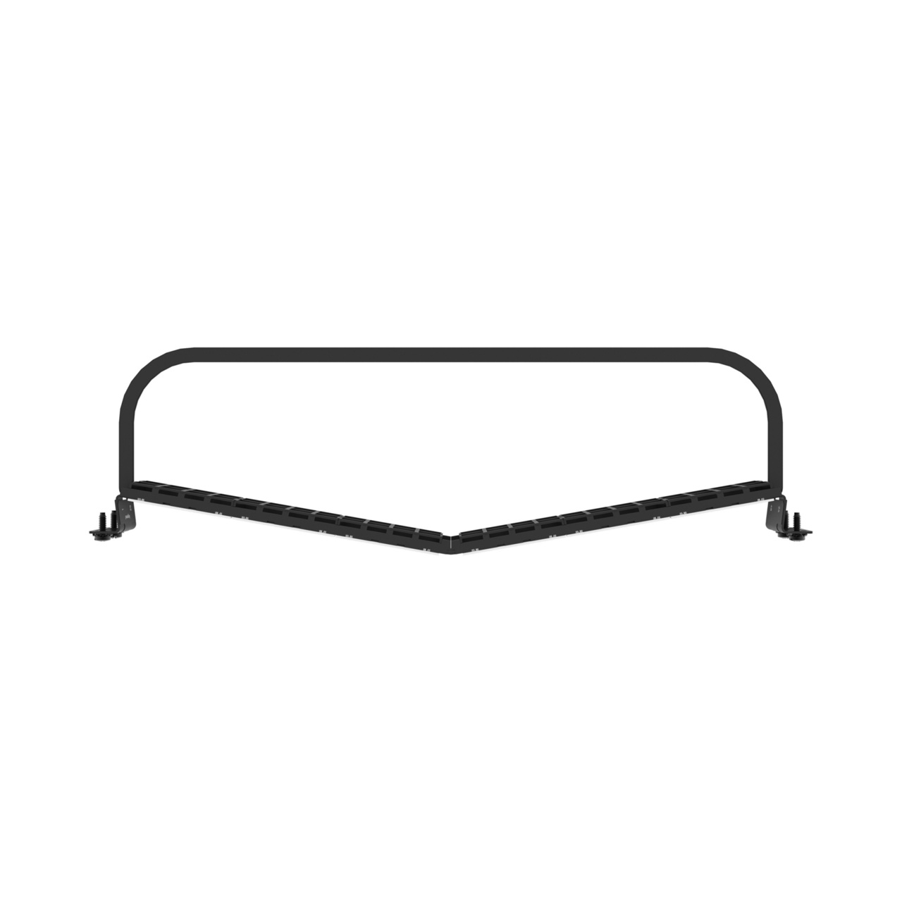 SPAKHDU48 Black Keystone Angeled HD Panel With CM Bar Down View