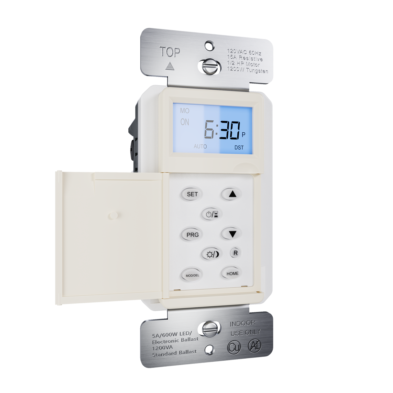 Programmable 24-hour Astronomic Timer, Light Almond