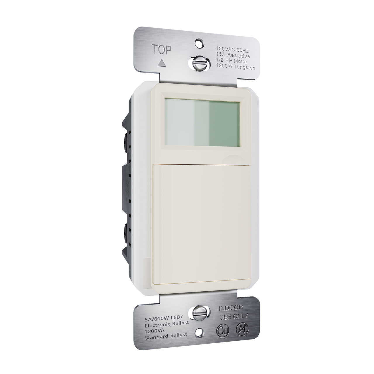 Programmable 24-hour Astronomic Timer, Light Almond