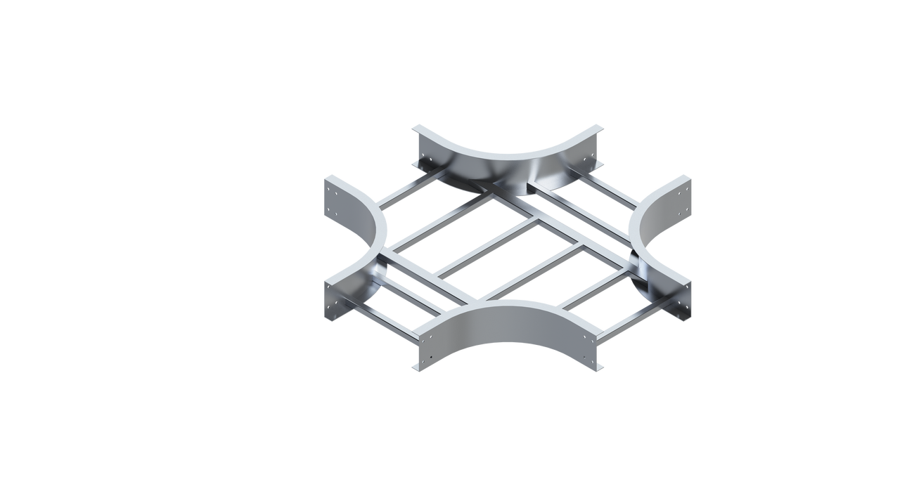 Rendering of ladder tray horizontal cross