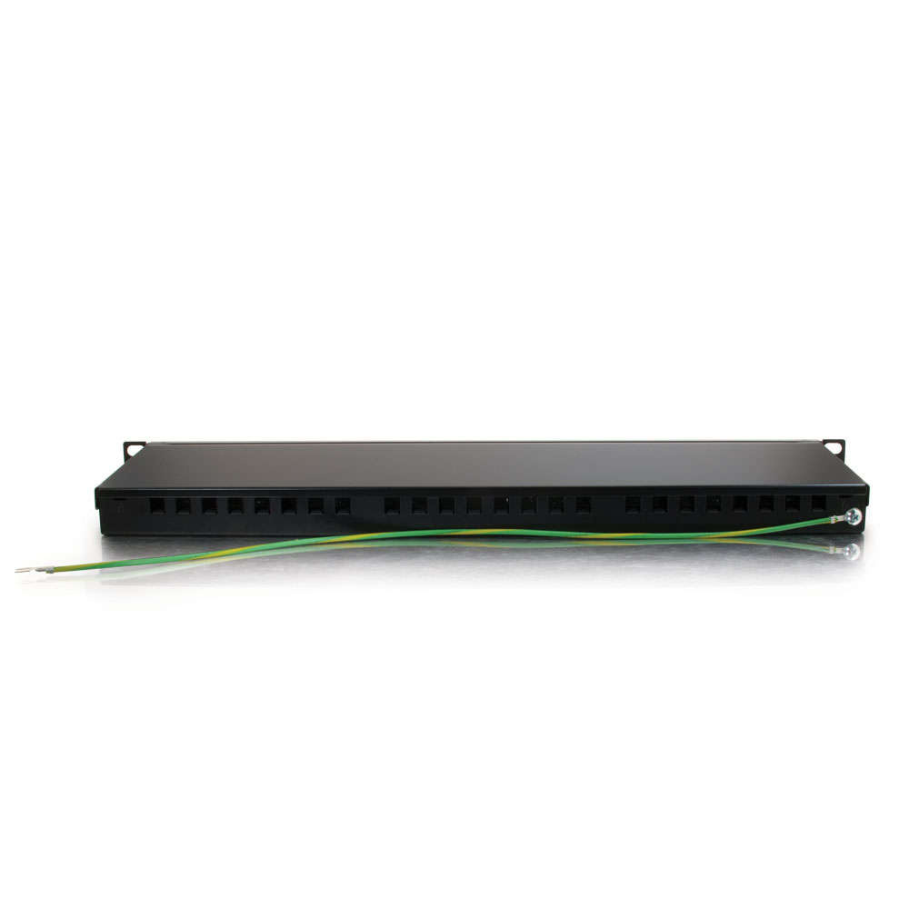 24-Port Cat5E Shielded High density Patch Panel