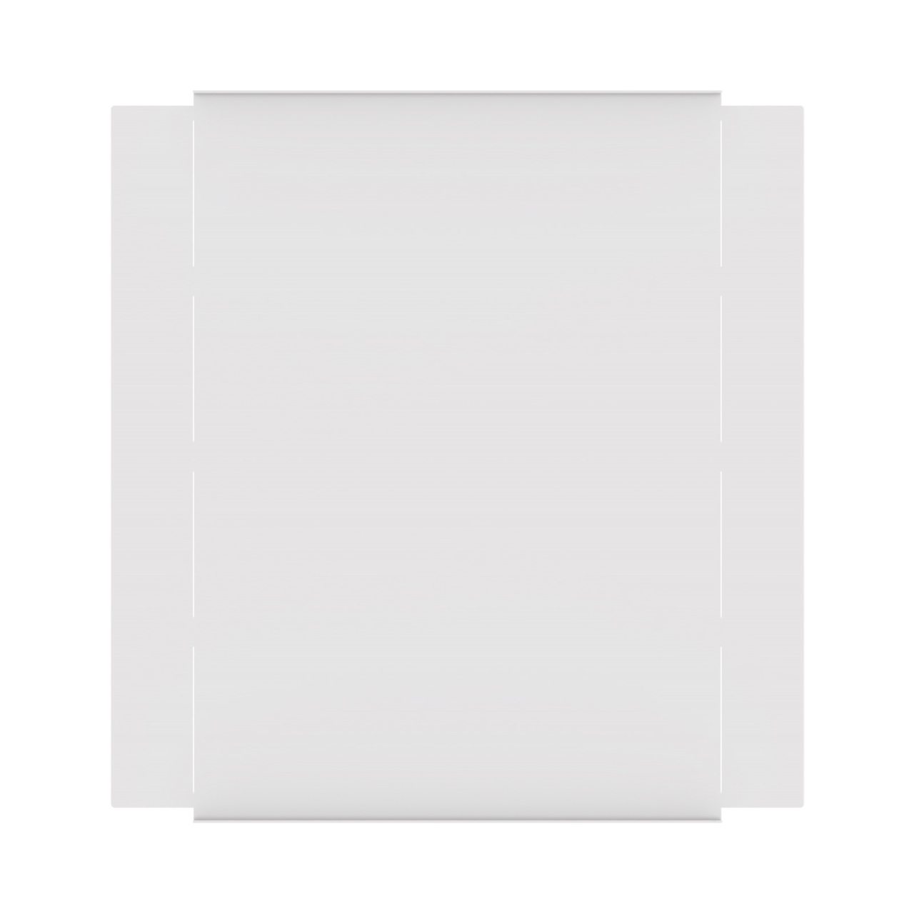 MM20BDC24-B Top view of 24 in MM20 Base Cust Cover - White