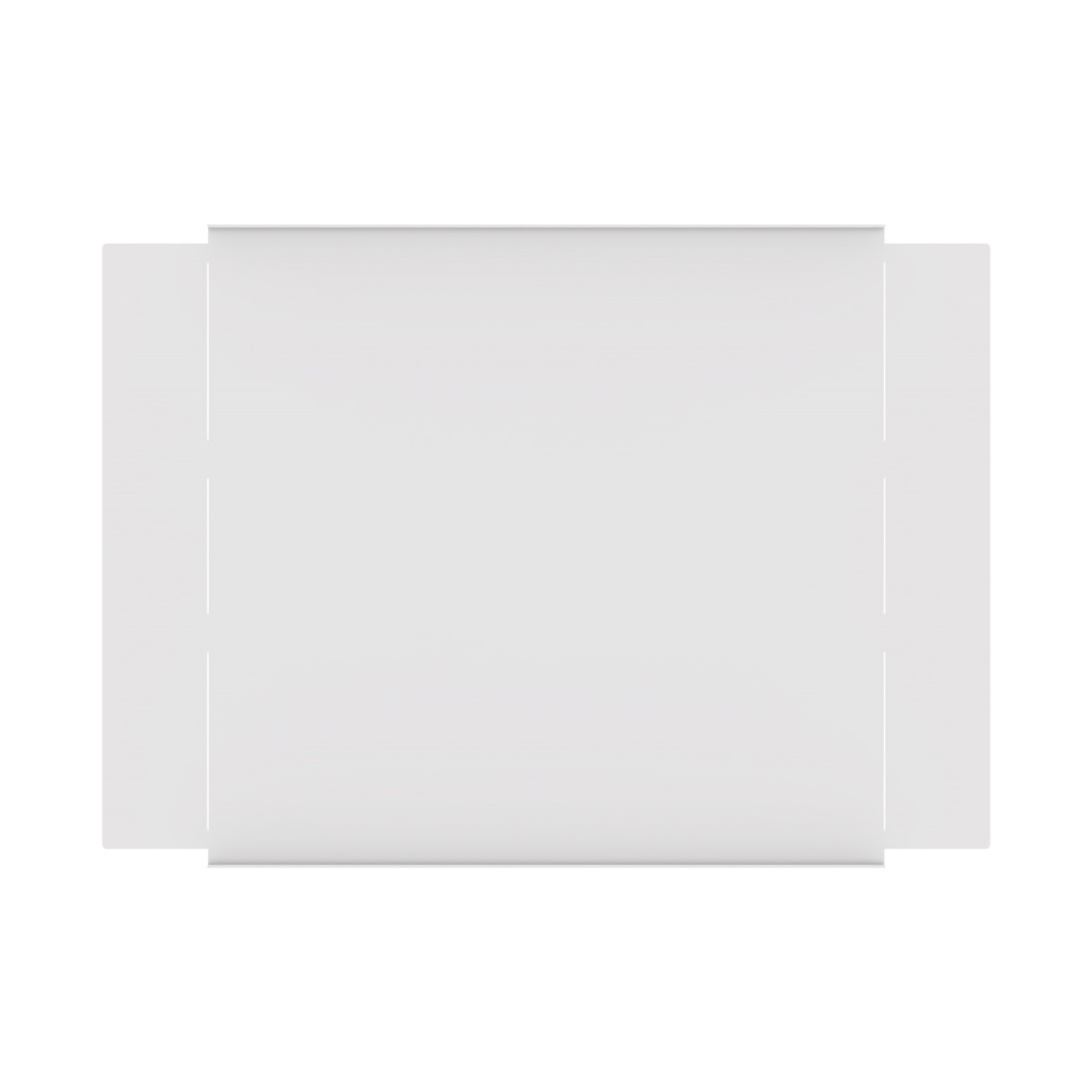 MM20BDC16-B Top view of 16 in MM20 Base Cust Cover - White
