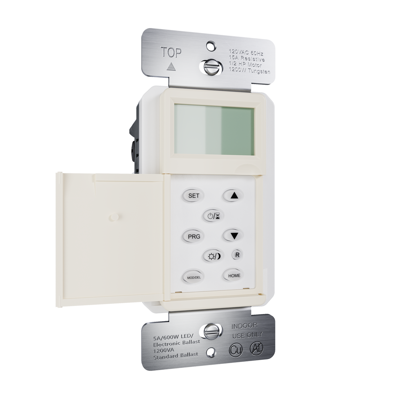 Programmable 24-hour Astronomic Timer, Light Almond