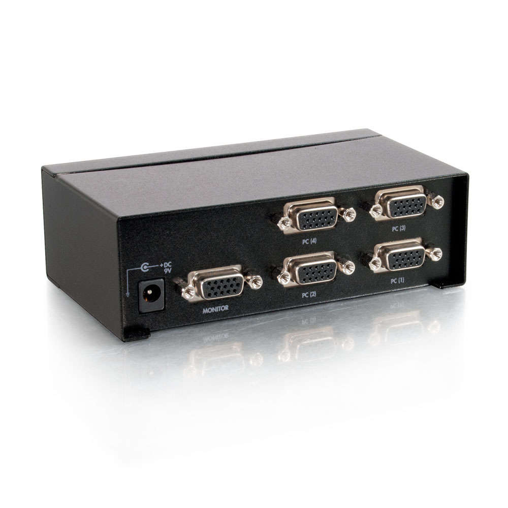 TruLinkÂ® 4-Port QXGA Monitor Switcher/Extender