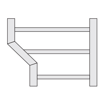 Ld-6L2I-0724-12 304Ss Left Hand Reducer | Ladder Trays | Cable Tray and ...