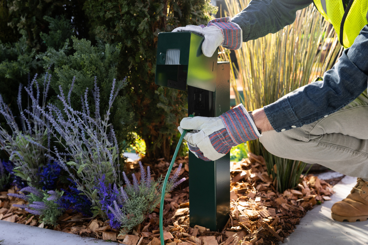 Direct Bury Outdoor Power Pedestal Zoom In 3