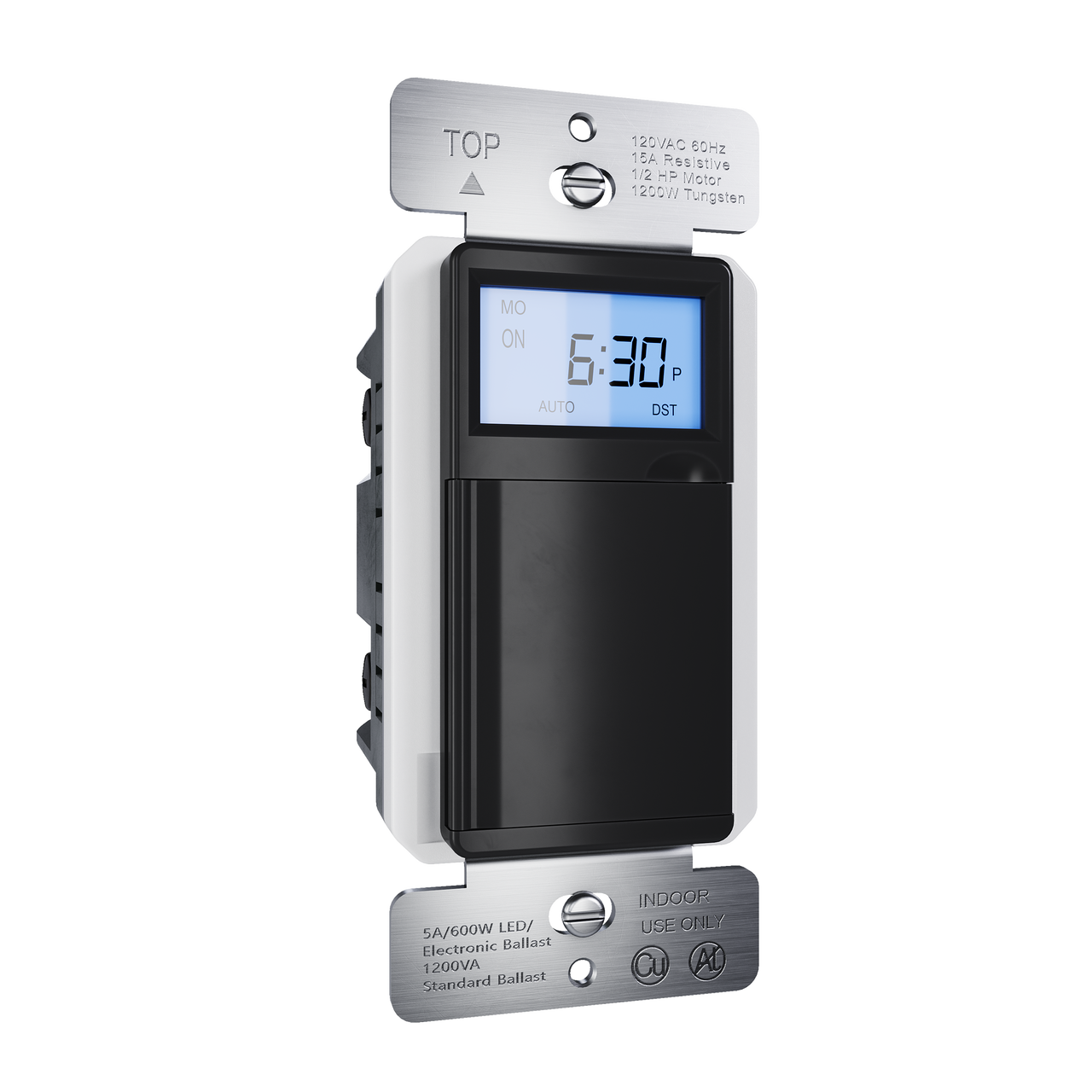 Programmable 24-hour Astronomic Timer, Black