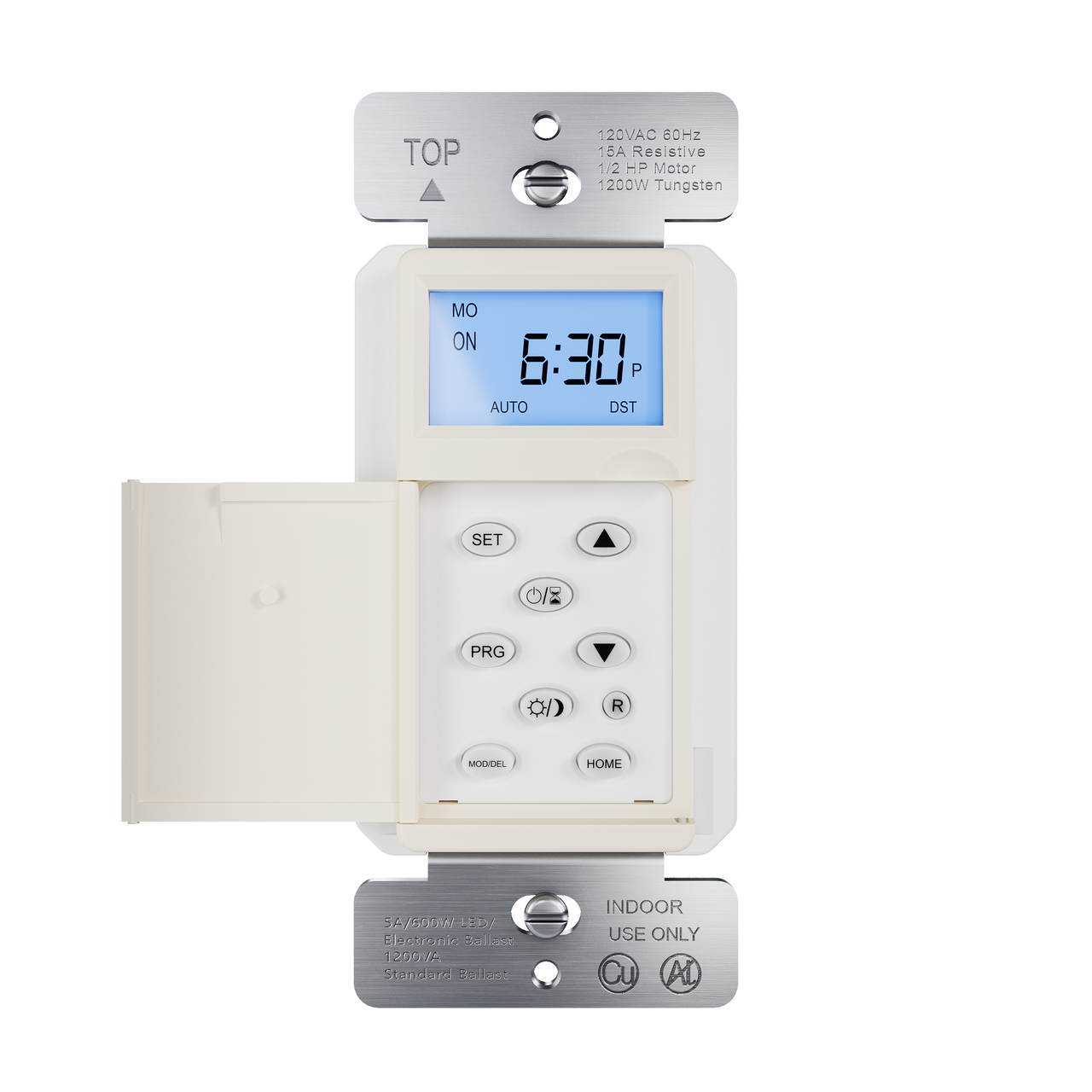 Programmable 24-hour Astronomic Timer, Light Almond