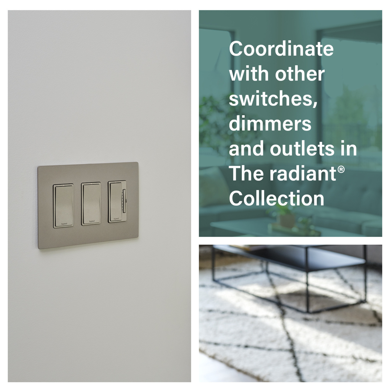 Pair with wireless and wired remotes for 3 way control