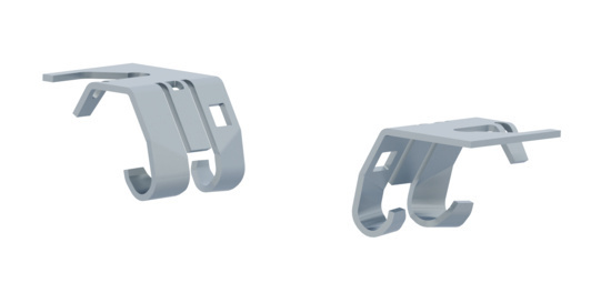 Trapeze hanging clip