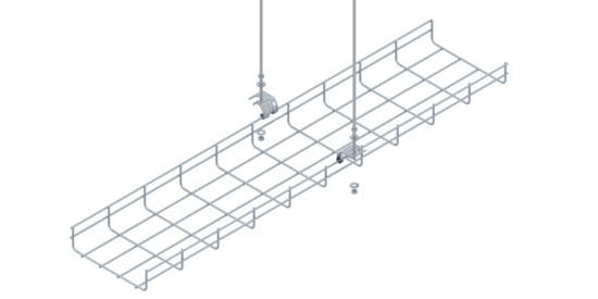 Trapeze hanging clip