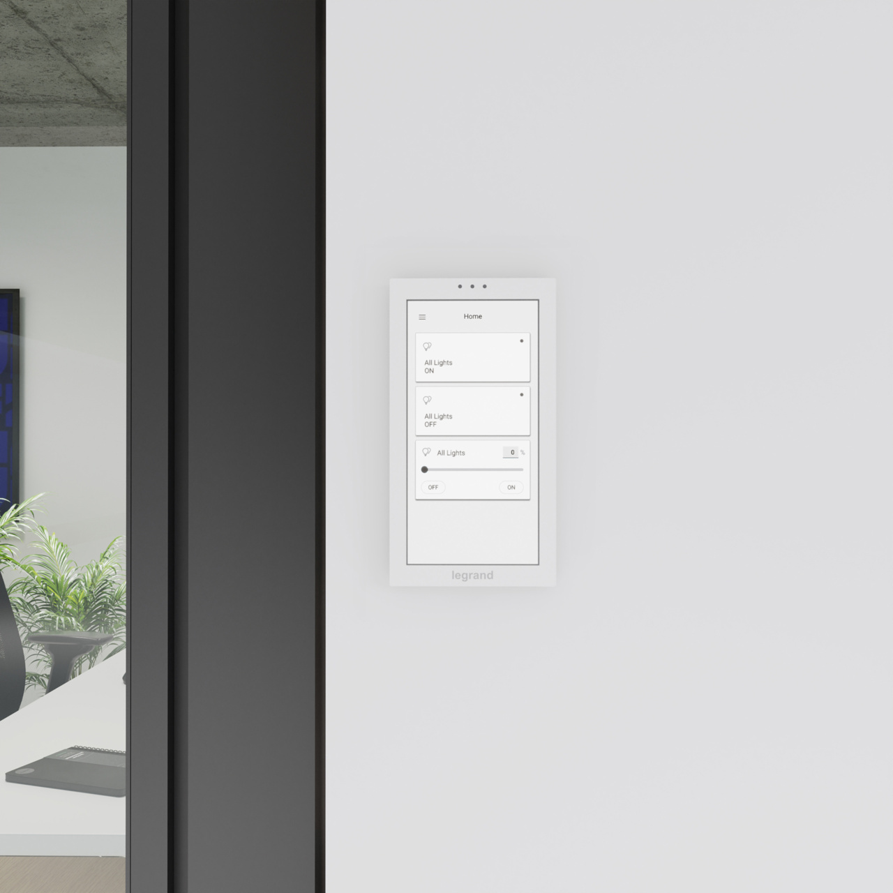 Front of EN-GS-150 in White in room