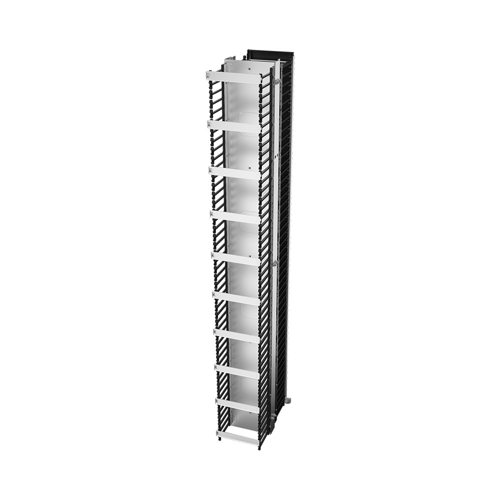 SRVMD710DL-B, Standard Rack Vertical Manager, SRVM,  Angled, Rear Side Facing Right