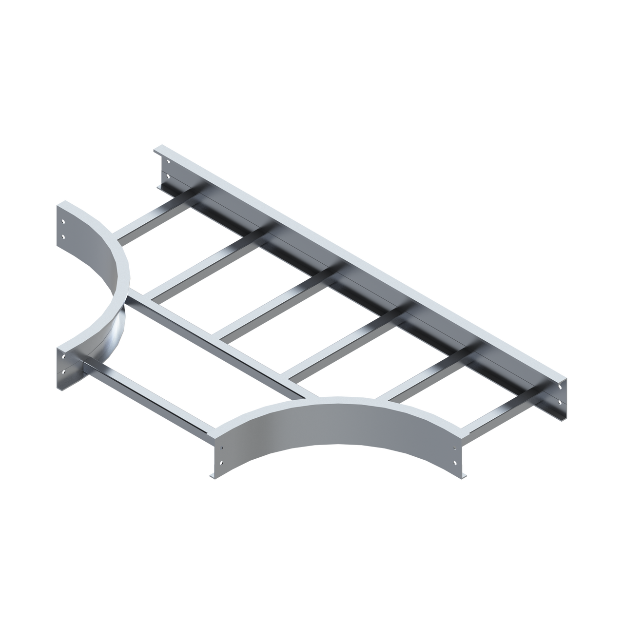 Rendering of Ladder Tray Expanding Horizontal tee