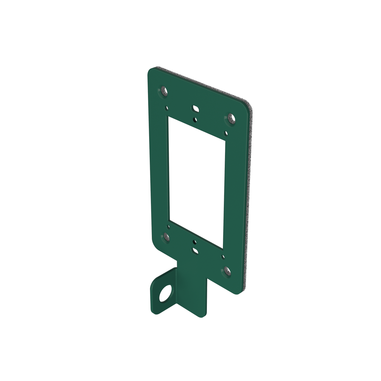 Replacement 1-Gang, Locking Device Plate for Green Direct Bury Power Pedestal (XPPDB1GPL-GN)