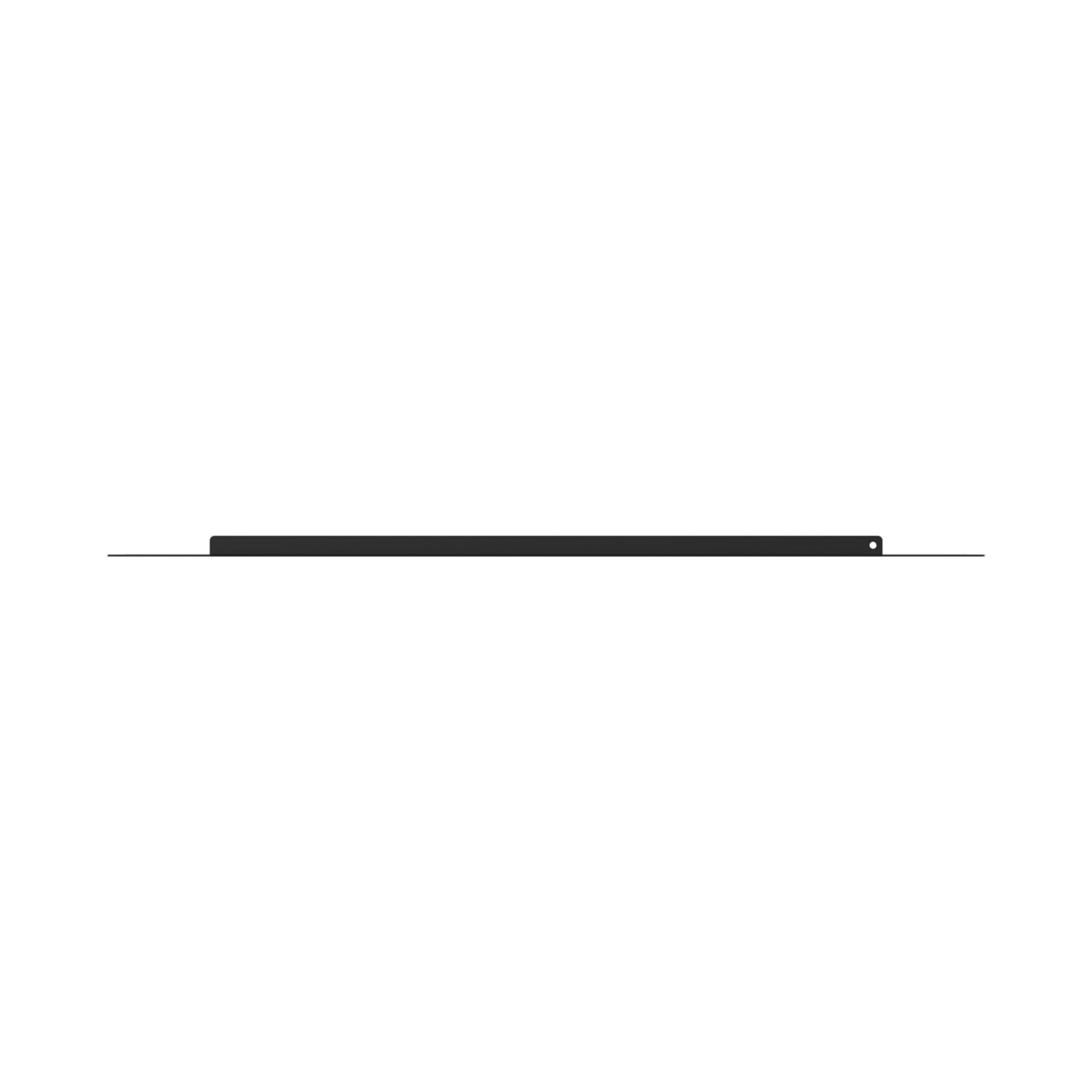 MM20BDC06-B Side view of 6 in MM20 Base Cust Cover - Black