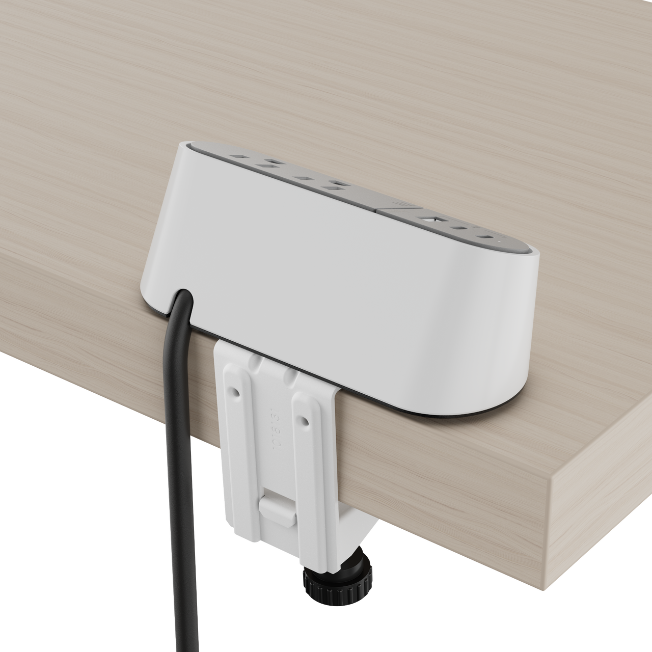 White 65W DPC Slim - Surface Mount Clamp On Installation