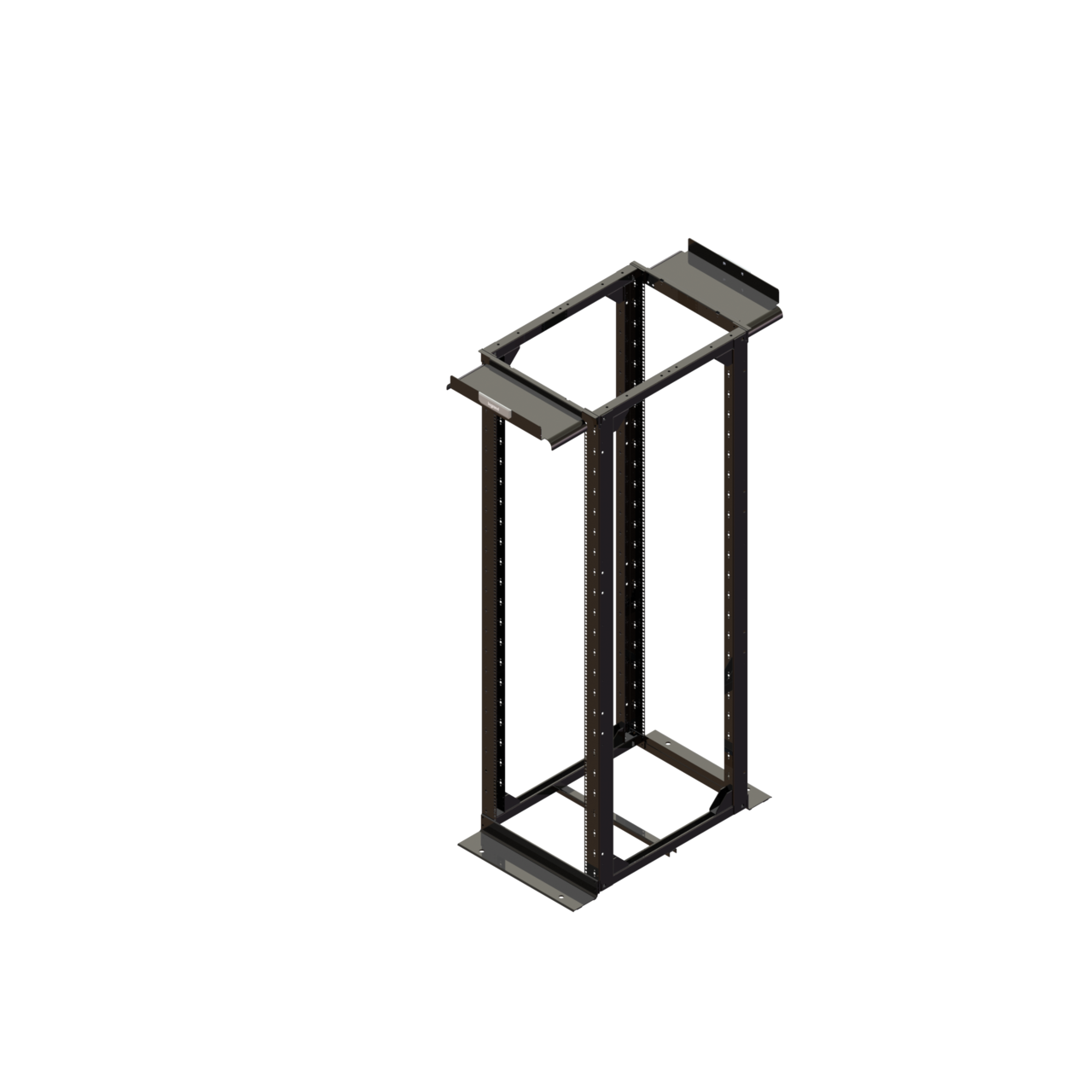 Black Mighty Mo 20 4-post rack