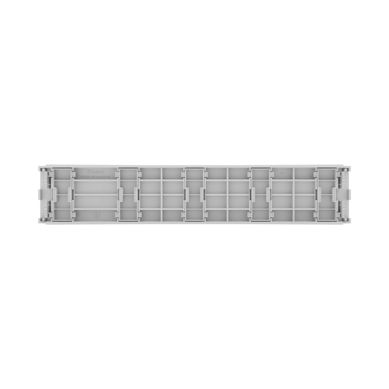Assembled Back Straight - Mighty Mo Tool-Less Snap-In Horizontal Cable Manager - 2 RU, 19 in Wide, White - 2 Pack (SHMT2RU2-W)