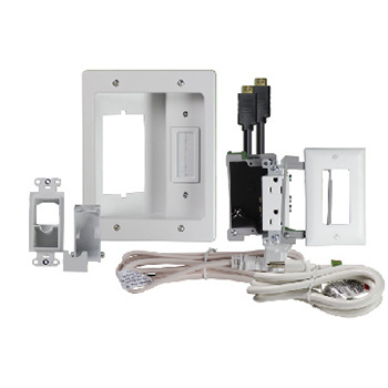 Product image for OnQ HT22U2WHR6C FLAT SCN TV PRO PWR