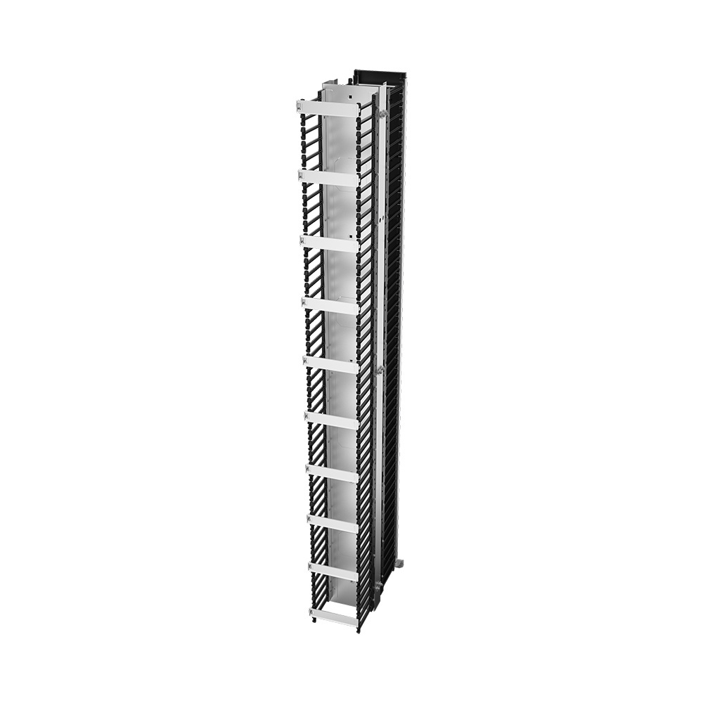SRVMD708DL-B, Standard Rack Vertical Manager, SRVM,  Angled, Rear Side Facing Right