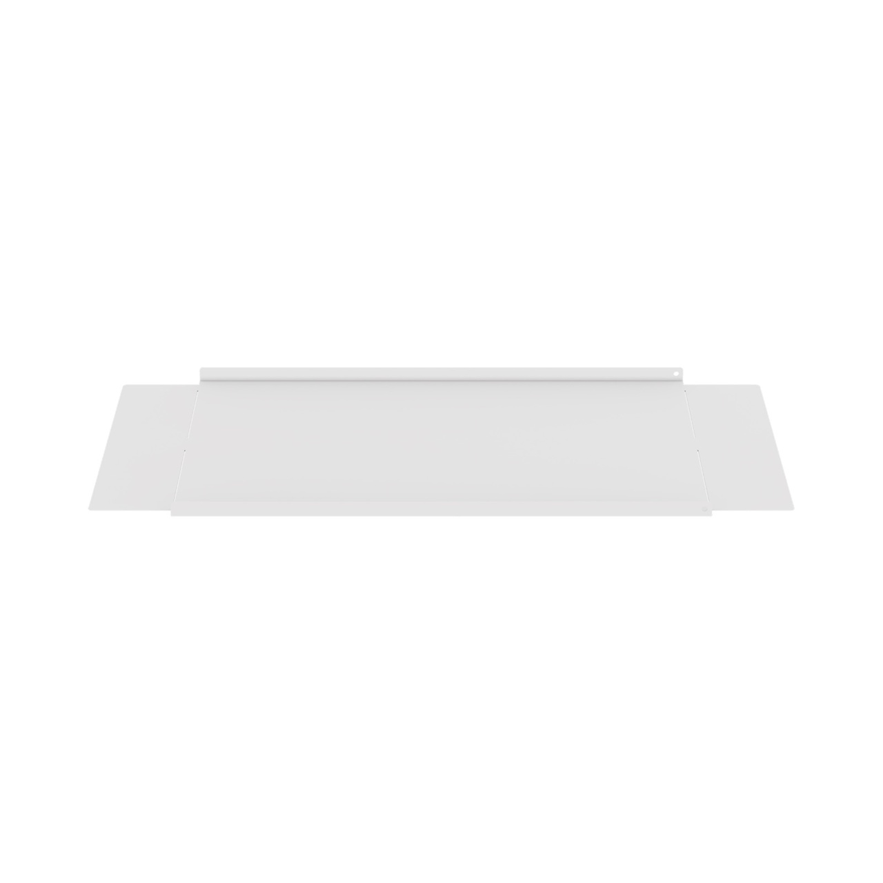 MM20BDC10-B Side angled View of 10 in MM20 Base Cust Cover - White