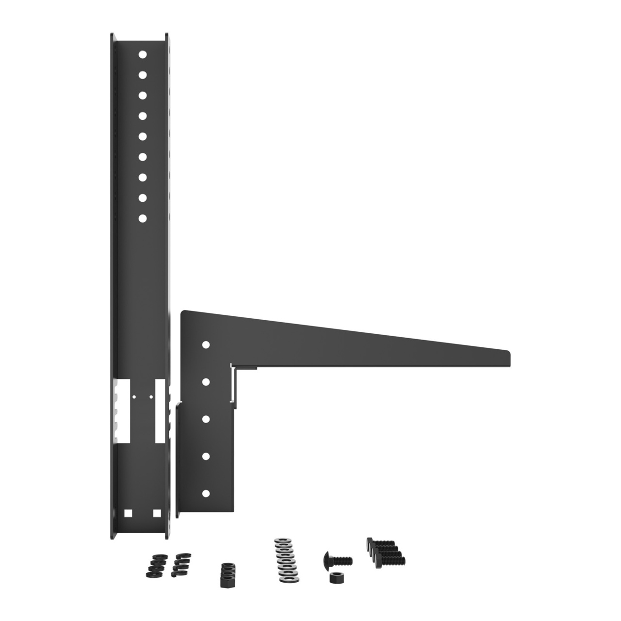 Disassembled Inside Straight - Mighty Mo 20 Starline Busway Mounting Bracket, Black (MM20BUSMB12-B)