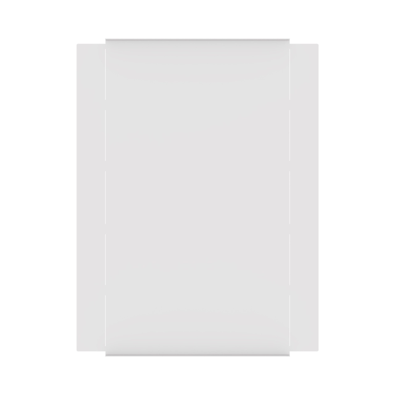 MM20BDC30-B Top view of 30 in MM20 Base Cust Cover - White