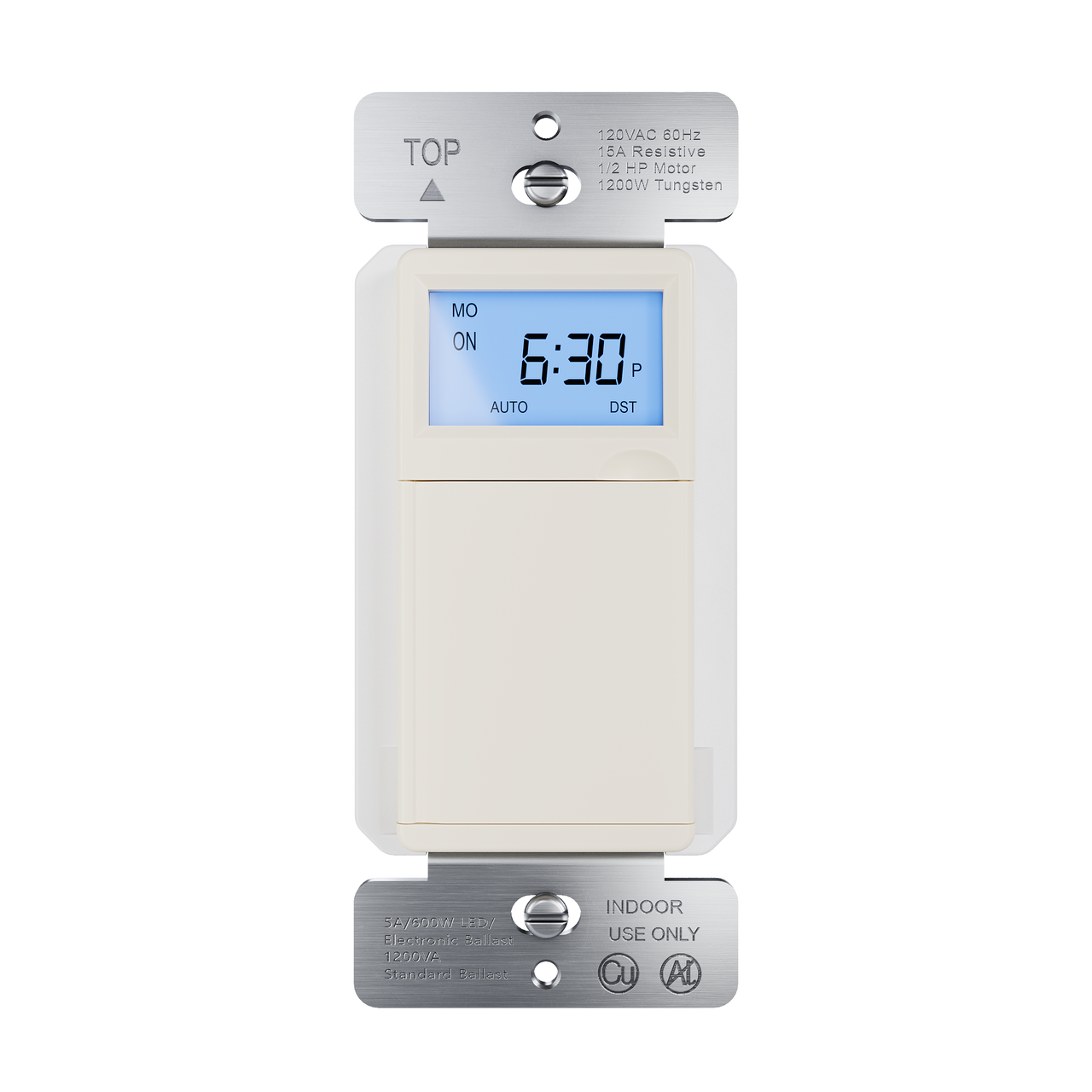 Programmable 24-hour Astronomic Timer, Light Almond