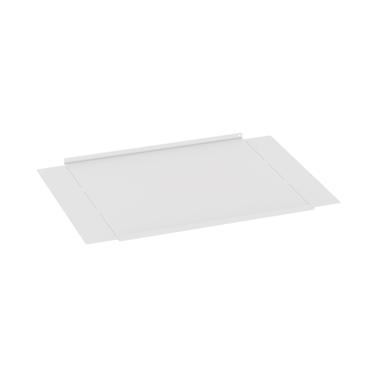 MM20BDC16-B Left angled view of 16 in MM20 Base Cust Cover - White